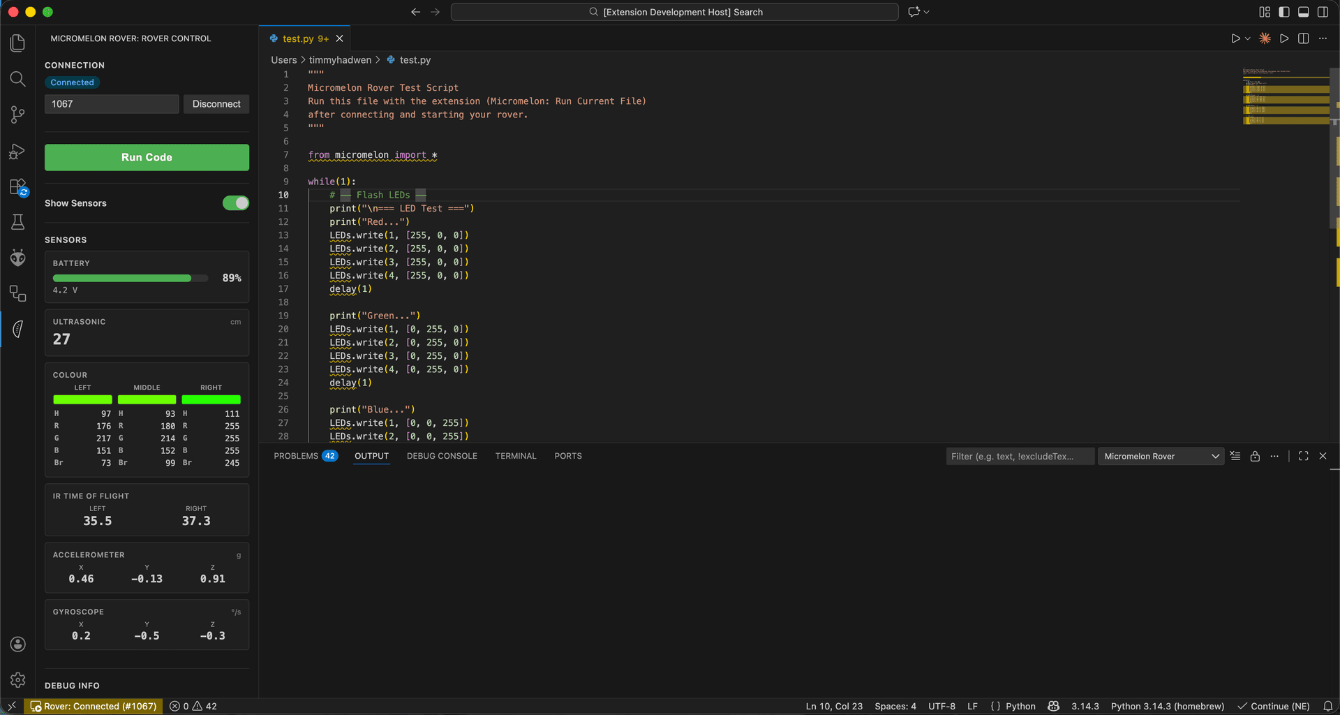 Ideas To Program Rover In Python Micromelon Python Library - Control Rovers with Python | Micromelon ...